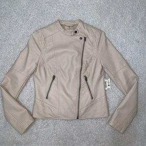 Jacket faux leather